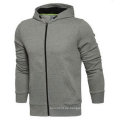 Benutzerdefinierte Dri Fit Plain Fleece Full Zipper Hoodie ohne Logo